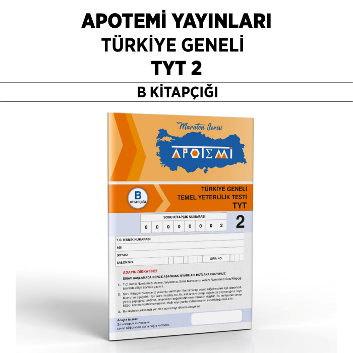 APOTEMİ TYT TÜRKİYE GENELİ SNV 2-B - 2025-26